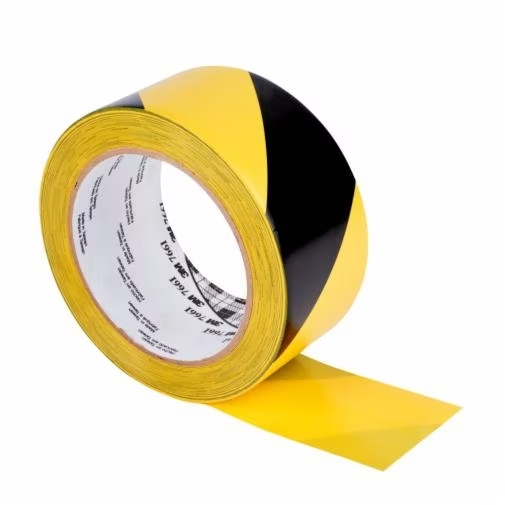 3M CINTA PRECAUCIÓN NEGRO/AMARILLO 50MM X 32M (766)(H)