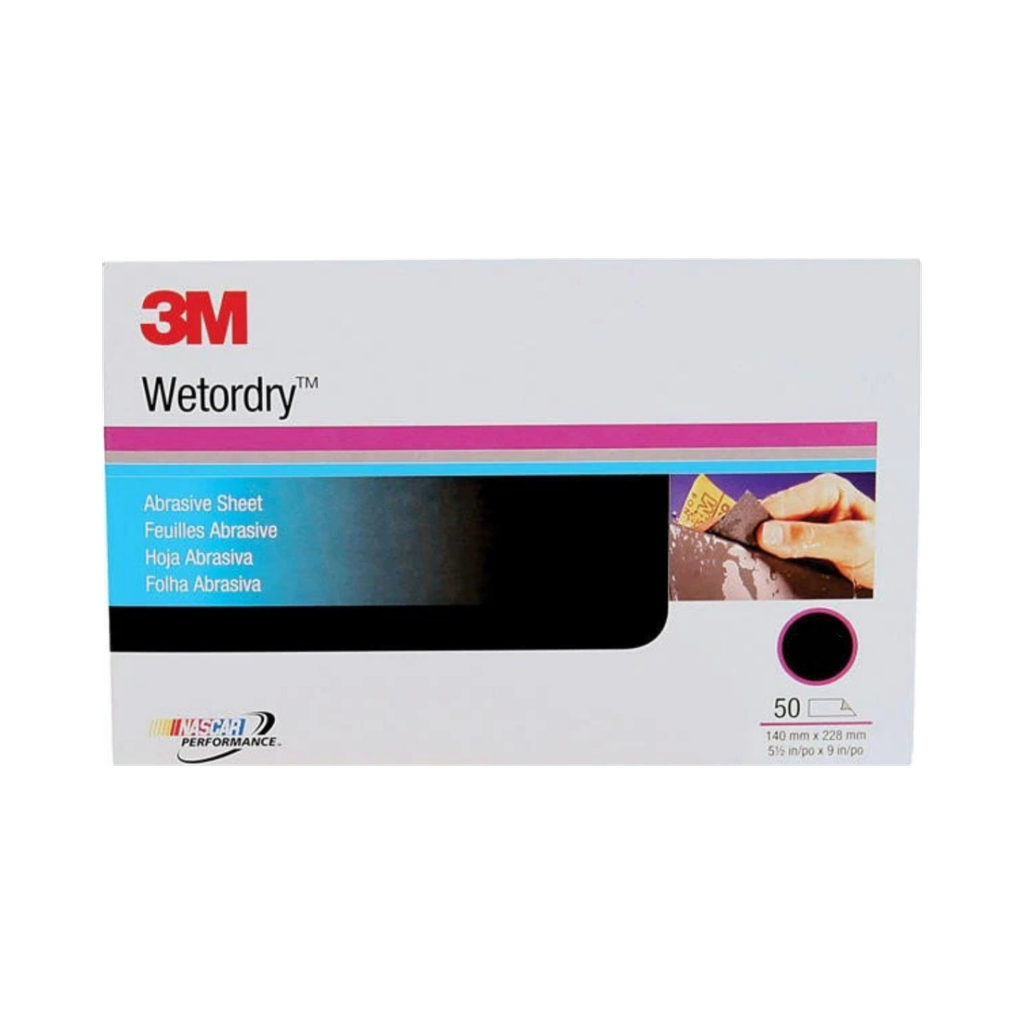 3M LIJA WETORDRY 1/2 HOJA 5.5" X 9" GRANO 1000 (02021) (H)