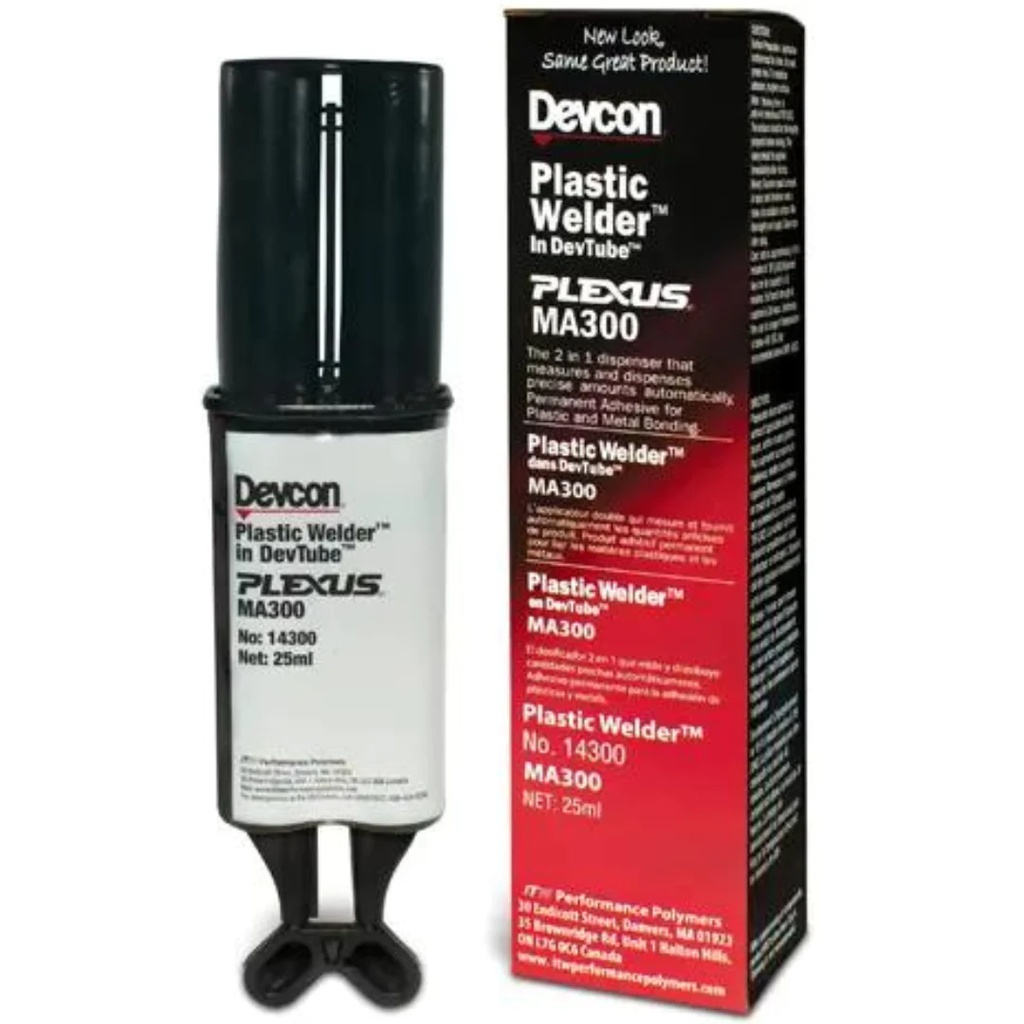 DEVCON ADHESIVO JERINGA PEGAPLASTIC (14300)(H)