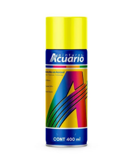 AEROSOL ACUARIO AMARILLO FLUORESCENTE 400ML (755)(E)