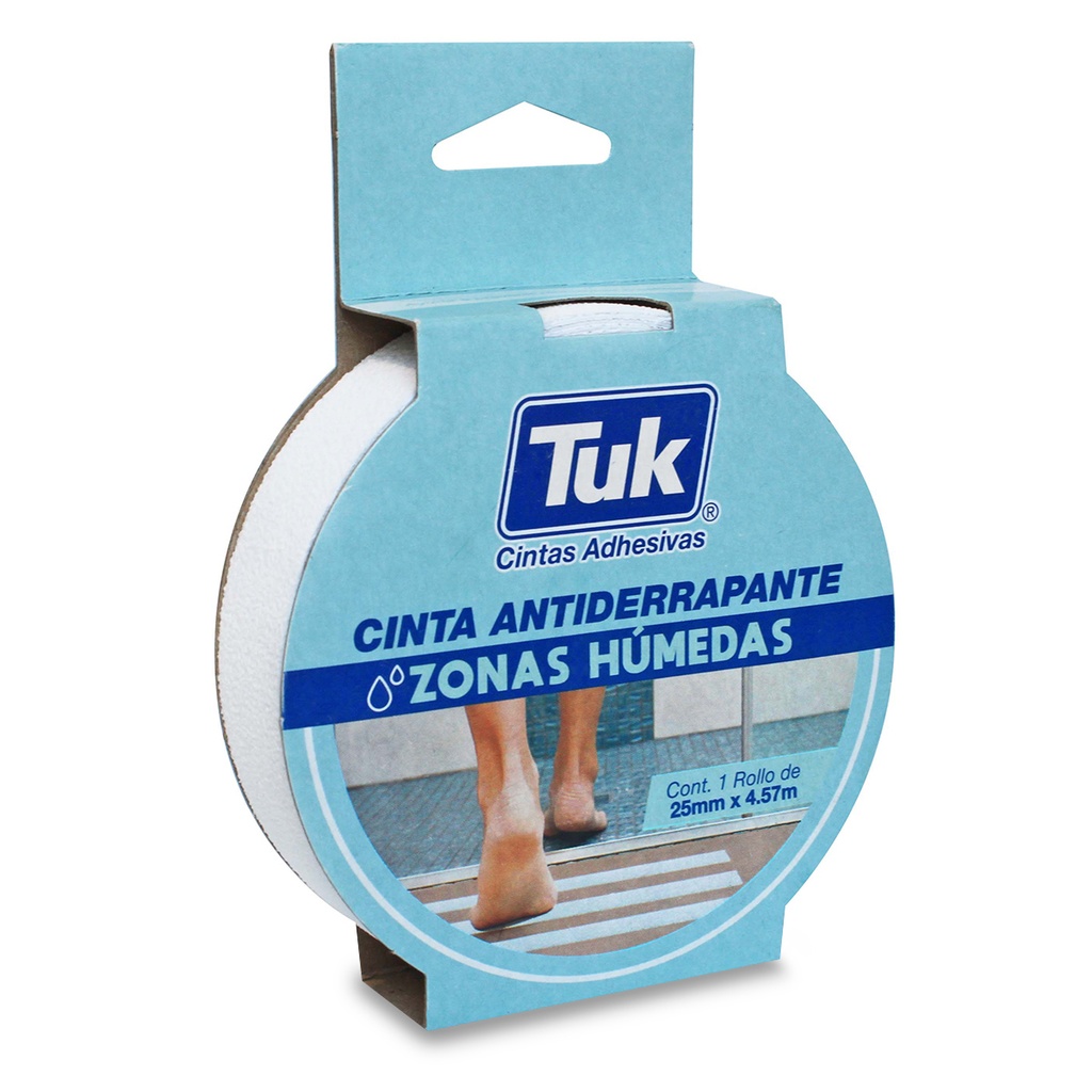 CINTA TUK ANTIDERRAPANTE 772 25MM X 4.57M ZONAS HUMEDAS (457201)