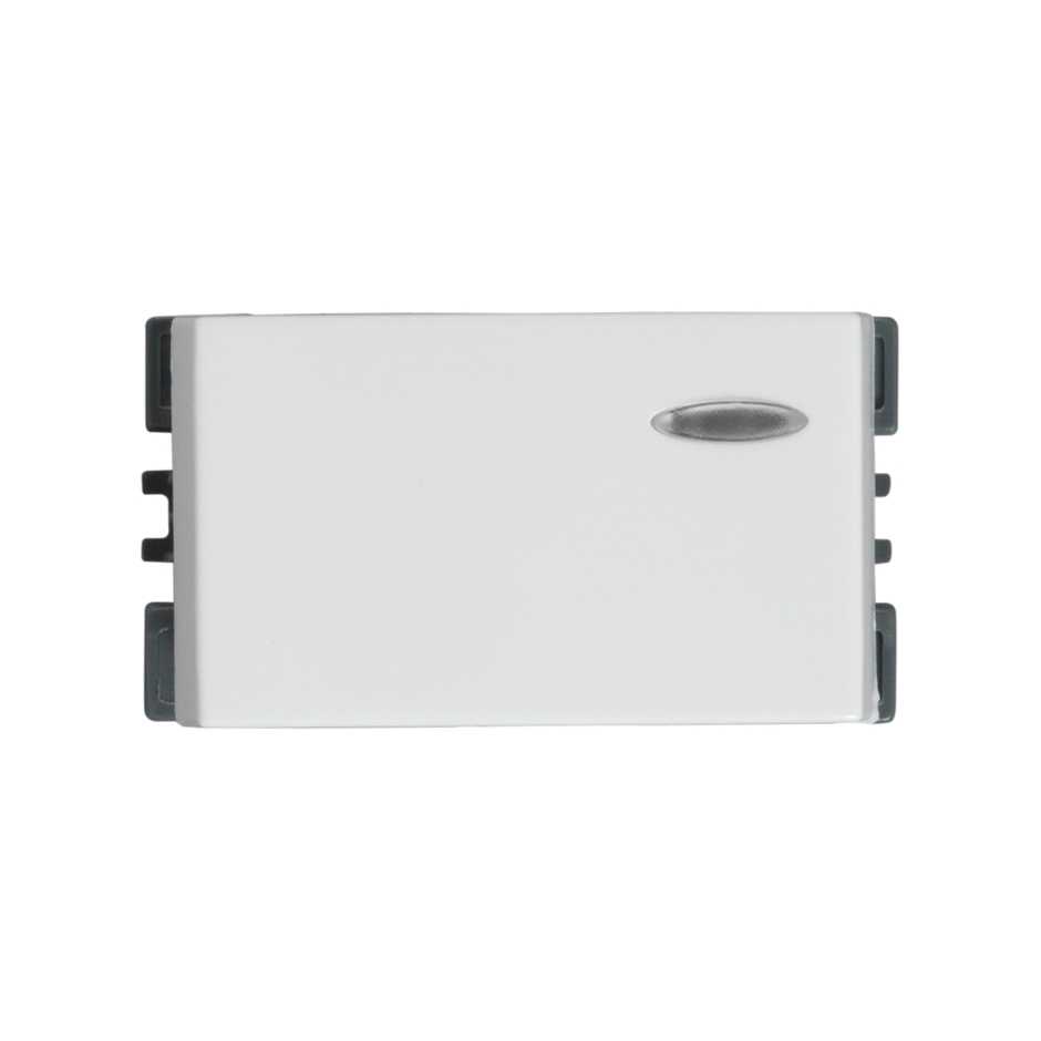 APAGADOR SIMON 2 VÍAS BLANCO C/VISOR (25104-30)(E)