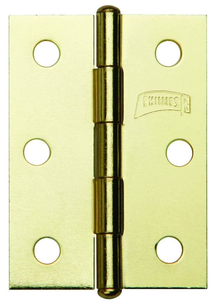 BISAGRA PHILLIPS 3" LATÓN C/TORNILLO C/20PZ (MX179)(H)