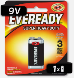 BLISTER C/1 PILA "9V" EVEREADY (H)