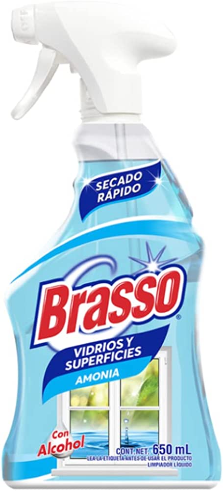 BRASSO VIDRIOS AMONIACO C/ATOMIZADOR 650ML