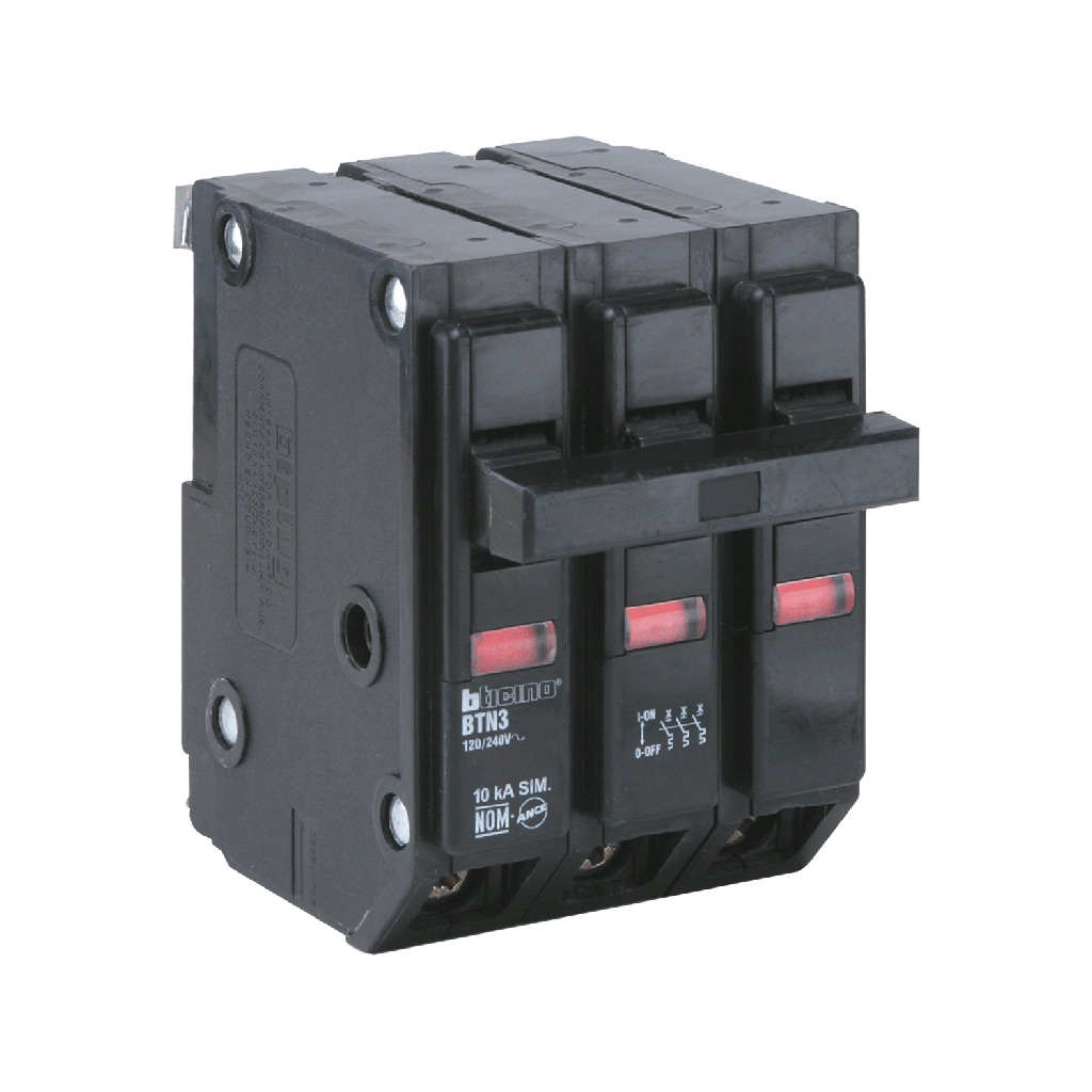 BTCINO PASTILLA TERMOMAGNÉTICA 3 x 40A (BTN3/40) (E)