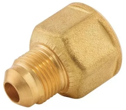 IUSA CAMPANA NIPLE LATÓN 1/2"FLARE x 1/2"NPT P/GAS (311983)(H)