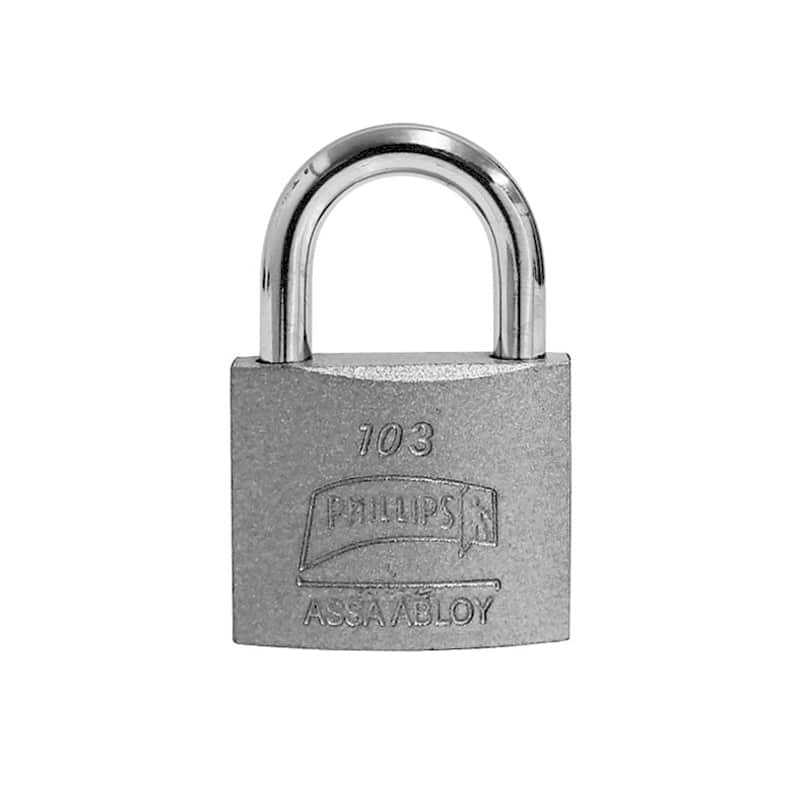 CANDADO PHILLIPS 103 GANCHO CORTO HIERRO (MX3402)(H)