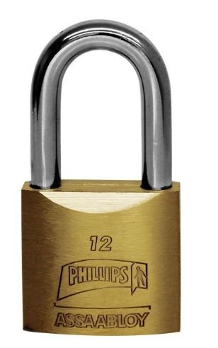 CANDADO PHILLIPS 12 MAX GANCHO LARGO (MX318)(H) DDD