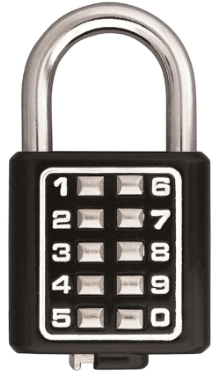 CANDADO DIGITAL PHILLIPS 35 NEGRO BLISTER (MX2782)(H)