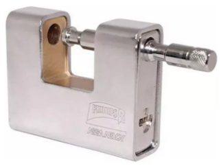 CANDADO PHILLIPS HD-90 ACORAZADO LATÓN (MX5578)(H)