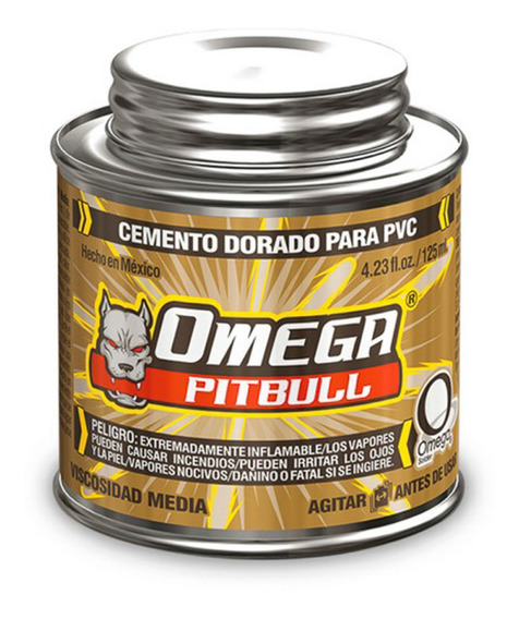 CEMENTO DORADO OMEGA P/PVC 125ML