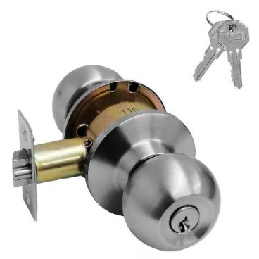 CERRADURA PHILLIPS GAMMA CILÍNDRICA CROMO MATE P/RECÁMARA (MX81140)