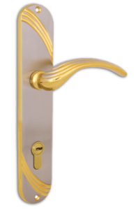 CERRADURA LIDO TESA RB100 ENTRADA MANIJA-JALADERA IZQUIERDA ORO NÍQUEL LLAVE-LLAVE (MX87349)