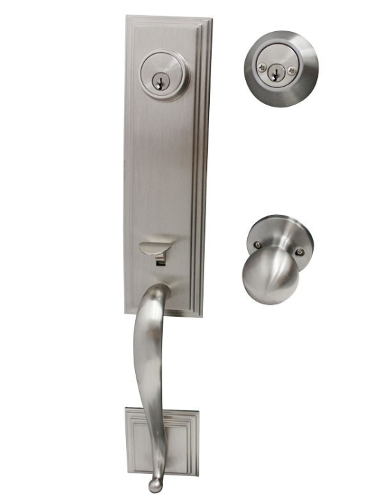 GATILLO YALE SAN DIEGO LLAVE-LLAVE NÍQUEL SATINADO (MX84820)