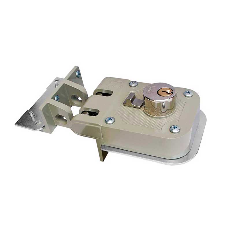 CERRADURA PHILLIPS 625 CLÁSICA DOBLE CILINDRO IZQUIERDA BEIGE SOBREPONER (MX85)(H)