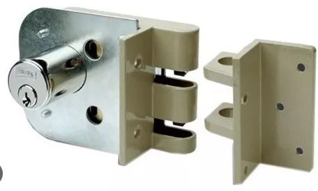 CERRADURA PHILLIPS 625 INSTAFÁCIL DOBLE CILINDRO DERECHA BEIGE SOBREPONER (MX2201)(H)