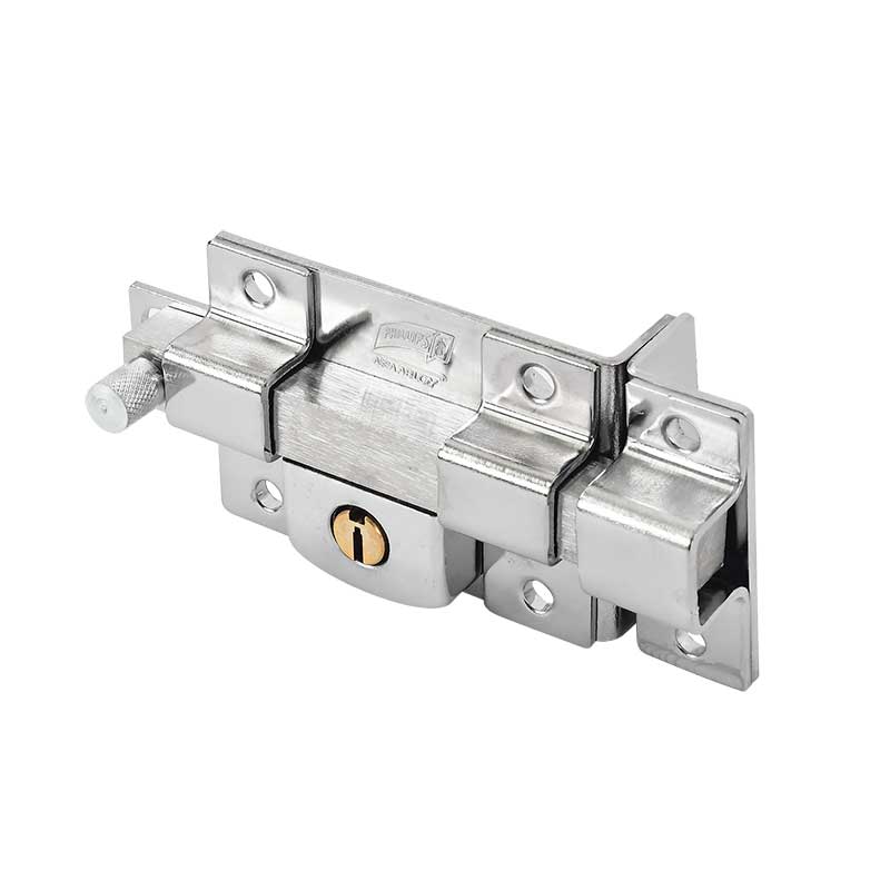 CERRADURA PHILLIPS 775 DERECHA CROMO C/PICAPORTE (MX95)(H)