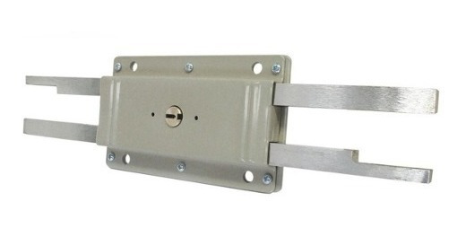 CERRADURA PHILLIPS AS-740 BEIGE LLAVE DE PUNTOS SOBREPONER P/CORTINA (MX5448)(H)