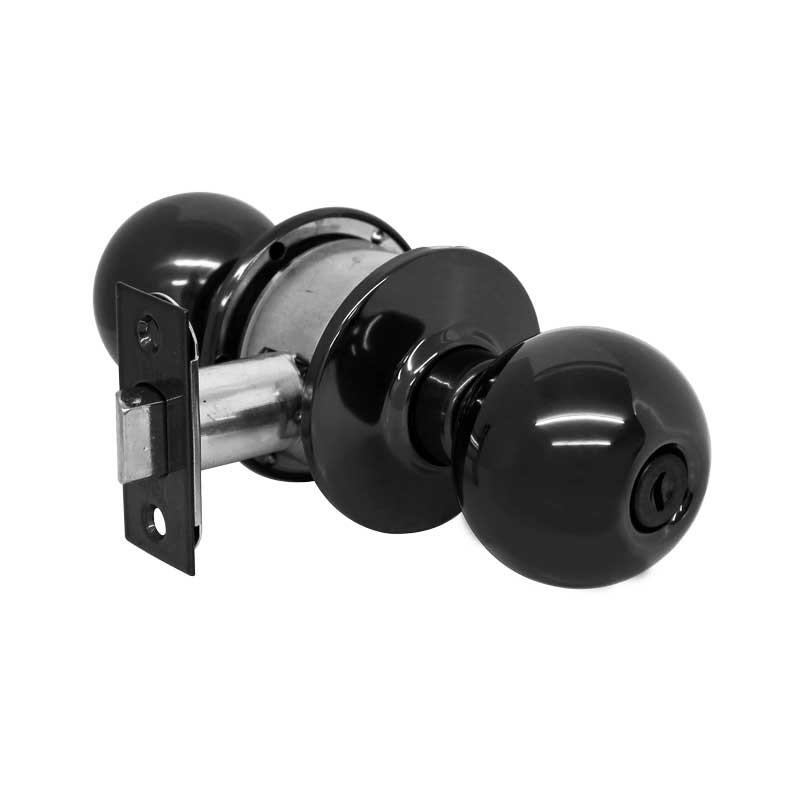 CERRADURA YALE BALL RECÁMARA NÍQUEL NEGRO (MX80027)