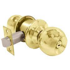 CERRADURA YALE ESFERA BAÑO LATÓN BRILLANTE (MX81170)