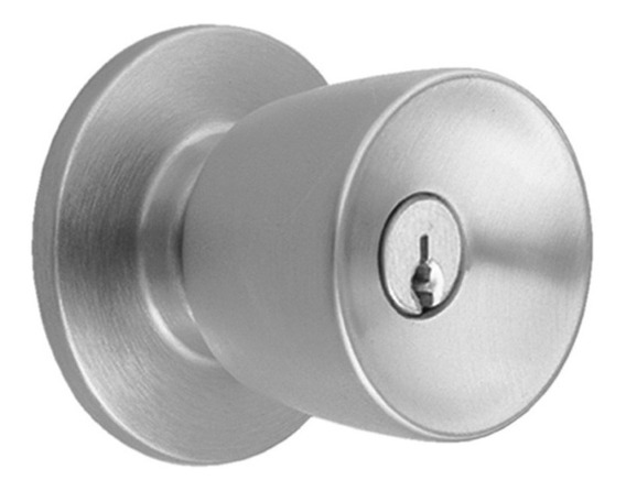 CERRADURA YALE TULIP RECÁMARA CROMO MATE (MX80211)