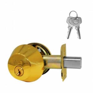 CERROJO YALE B500P LLAVE-LLAVE LATÓN BRILLANTE (MX81033)