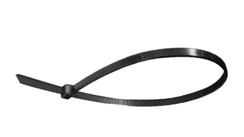 AKSI CINCHO DE PLÁSTICO NEGRO 100MM X 2.5MM C/100 PZ (103010)