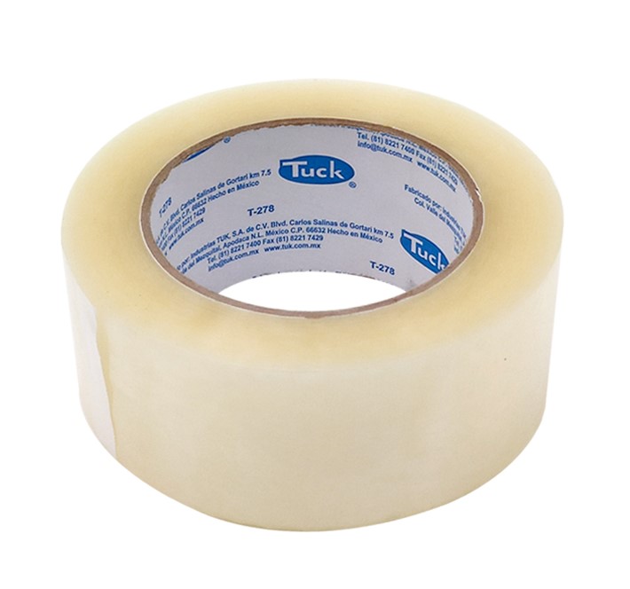 CINTA EMPAQUE TUK (278T) TRANSPARENTE JUMBO 48MM X 150M