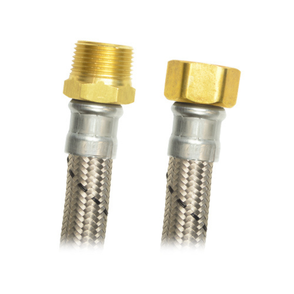 COFLEX MANGUERA ACERO P/BOILER 3/4" M.N.P.T. x 3/4" F.I.P. 60CM (AB-B60)