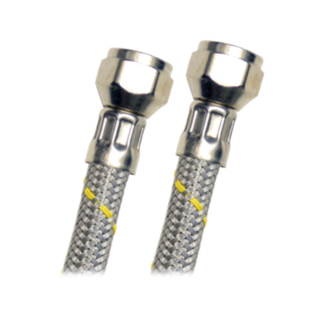 COFLEX MANGUERA ACERO P/GAS 3/8" FLARE x 3/8" FLARE 4M (AG-B400)