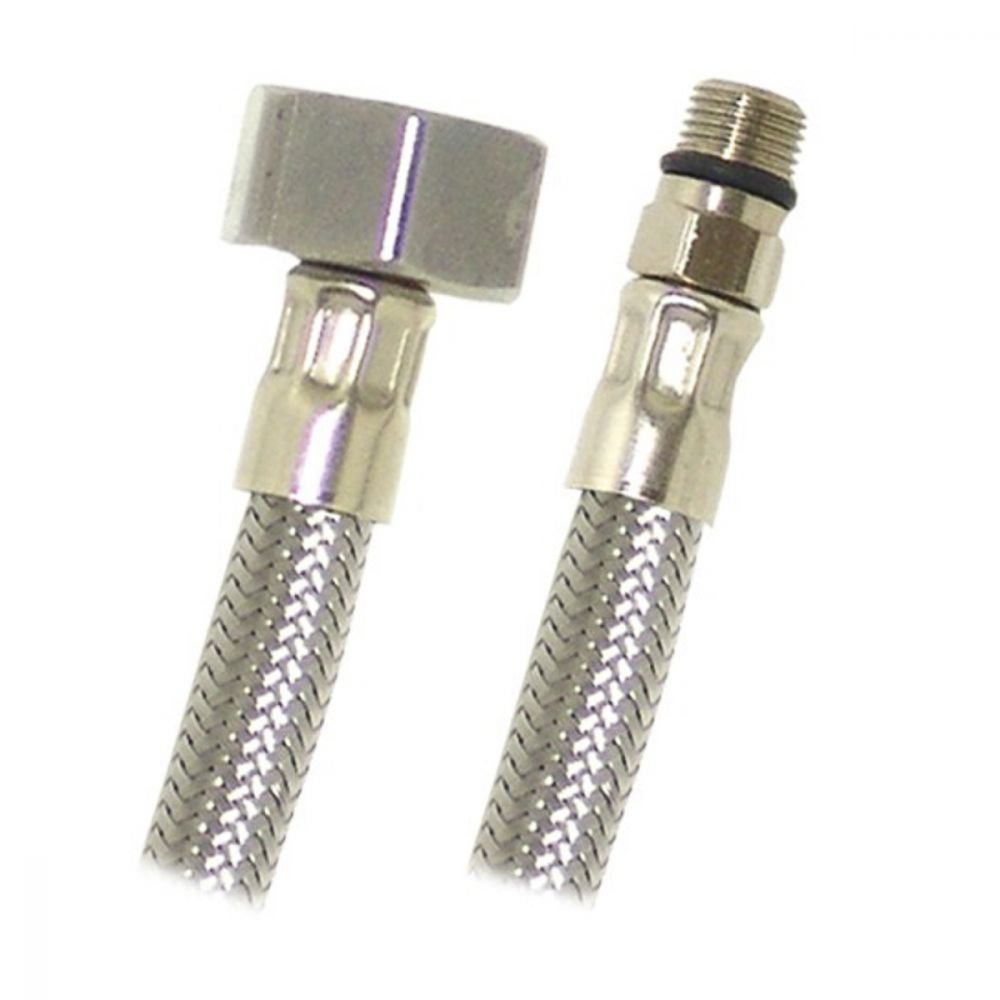 COFLEX MANGUERA ACERO P/LAVABO 1/2"FIP x M10 40CM (AL-M40)