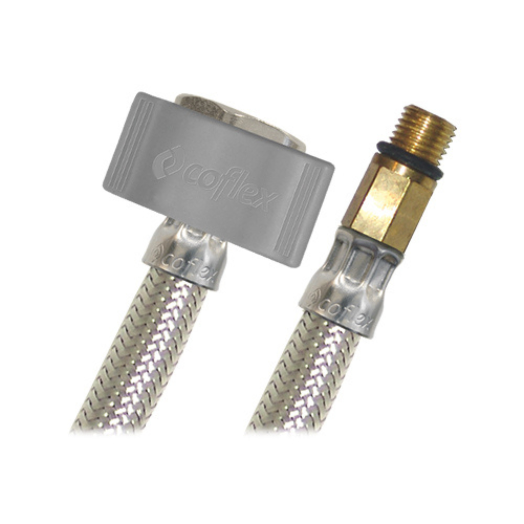 COFLEX MANGUERA ACERO P/MONOMANDO 1/2" F.I.P. x 3/8" U.N.F. 70CM (AL-L70)