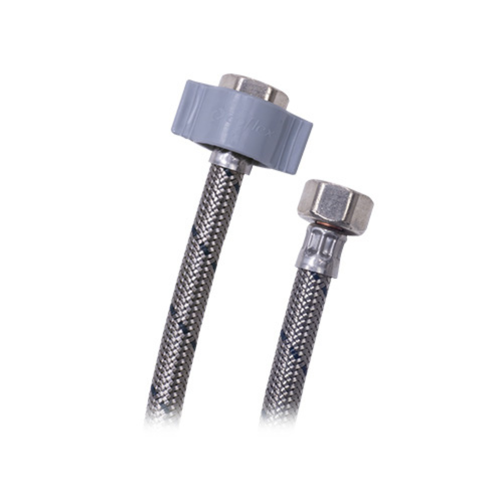 COFLEX MANGUERA ACERO P/LAVABO-FREGADERO 1/2" F.I.P. x 1/2" F.I.P. 55CM (AL-A55)