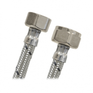 COFLEX MANGUERA ACERO P/SANITARIO 1/2"FIP x 7/8FIP 35CM (AS-A35)