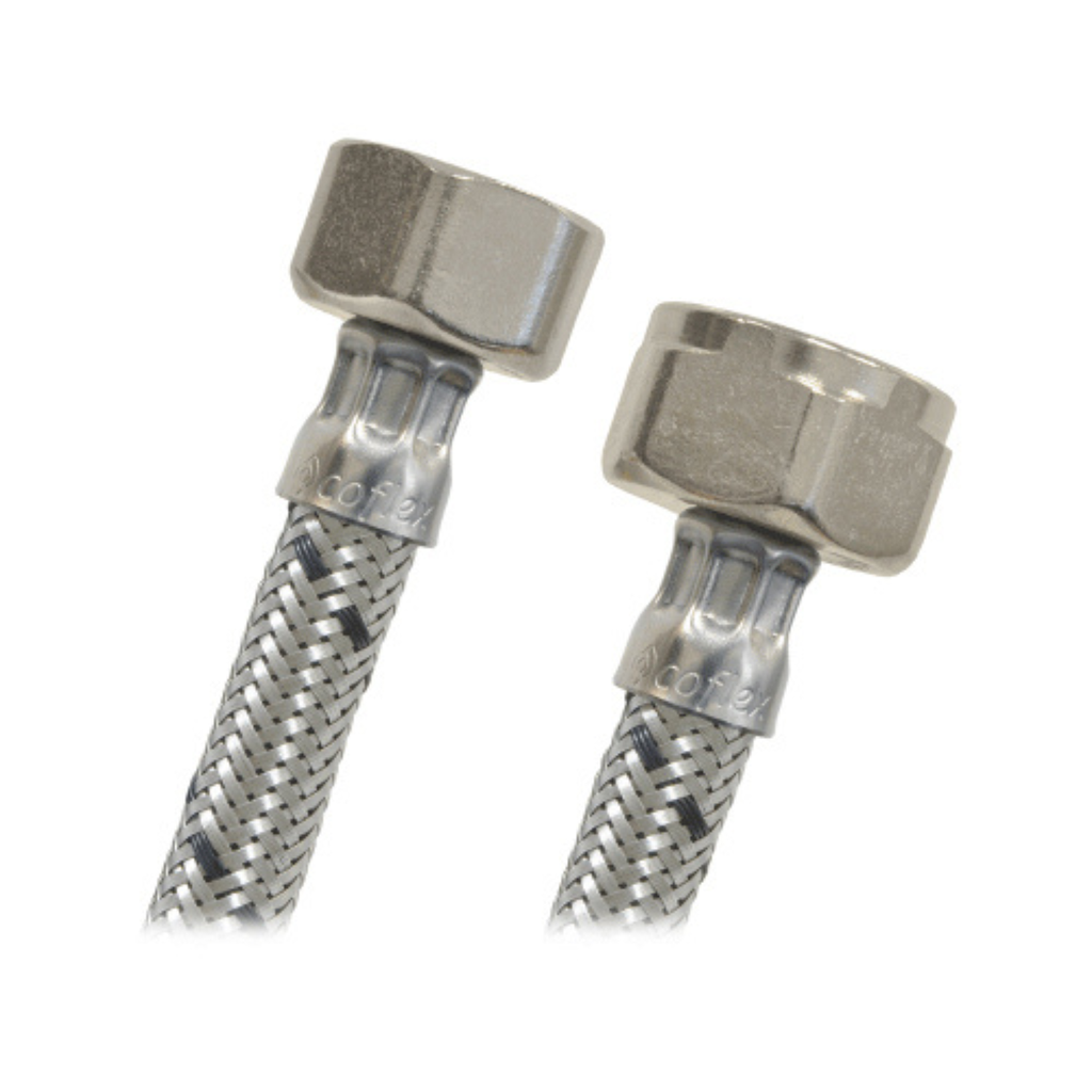 COFLEX MANGUERA ACERO P/SANITARIO 1/2"FIP x 7/8"FIP 50CM (AS-A50)