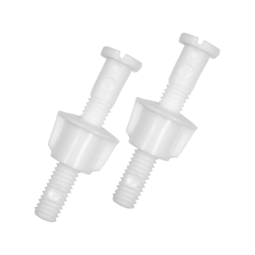 COFLEX TORNILLOS LARGOS DE PLÁSTICO P/ASIENTO SANITARIO 2.5" (P-B2060)