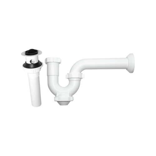 COFLEX TRAMPA PLÁSTICA BLANCA C/REGISTRO P/LAVABO-FREGADERO (P-B9001)