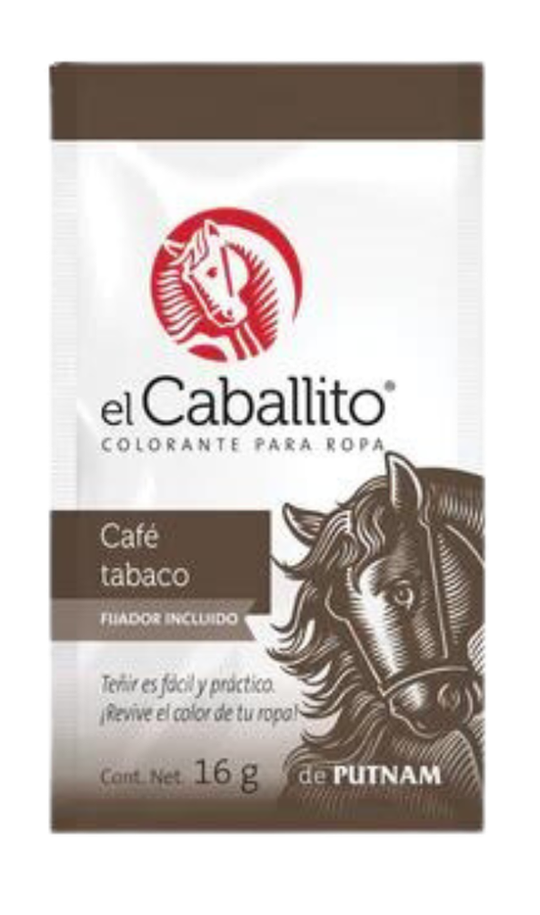 COLORANTE CABALLITO CAFÉ TABACO 16GR (PZ029)(H)