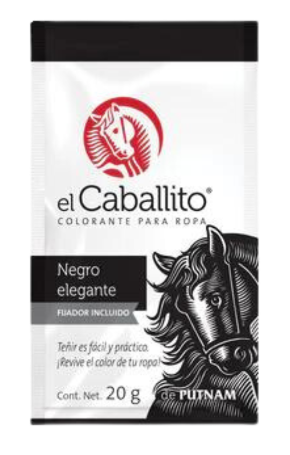 COLORANTE CABALLITO NEGRO ELEGANTE 20GR (PZ024)(H)