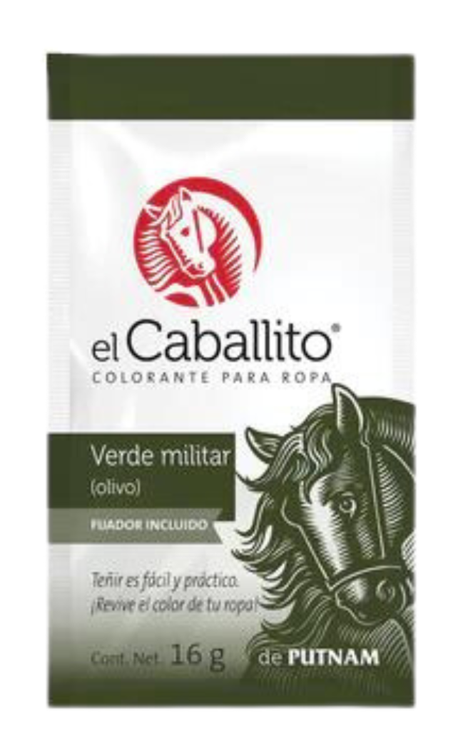 COLORANTE CABALLITO VERDE OLIVO 16GR (PZ028)(H)