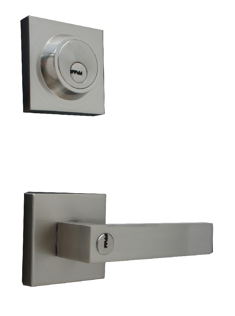 COMBO YALE CASTELLI LLAVE-LLAVE NÍQUEL SATINADO CAJA (MX89081)