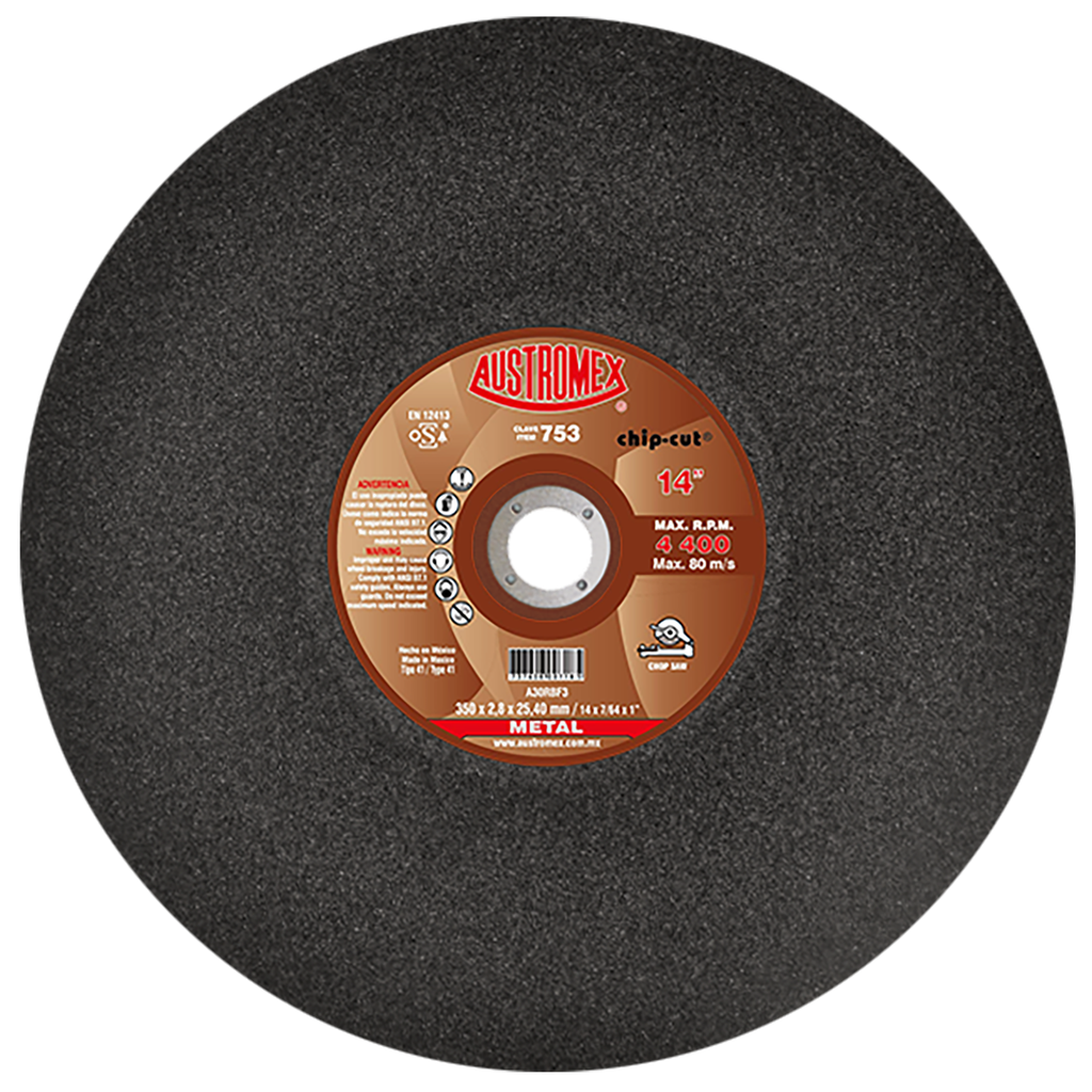 DISCO ESTACIONARIO AUSTROMEX P/CORTE METAL 14" (753)(H)