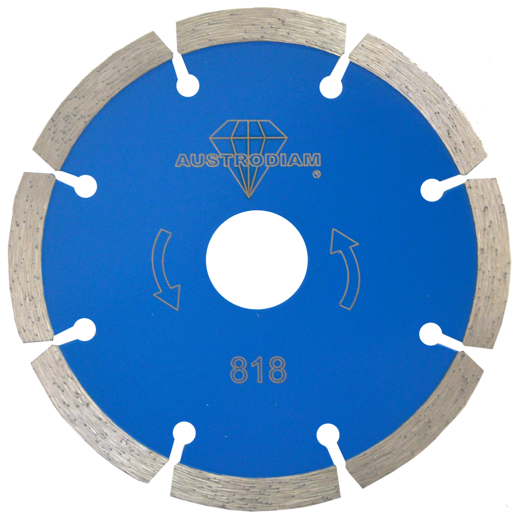 DISCO DIAMANTE AUSTROMEX RIN SEGMENTADO USO GENERAL 4-1/2" PLATA (818)(H)