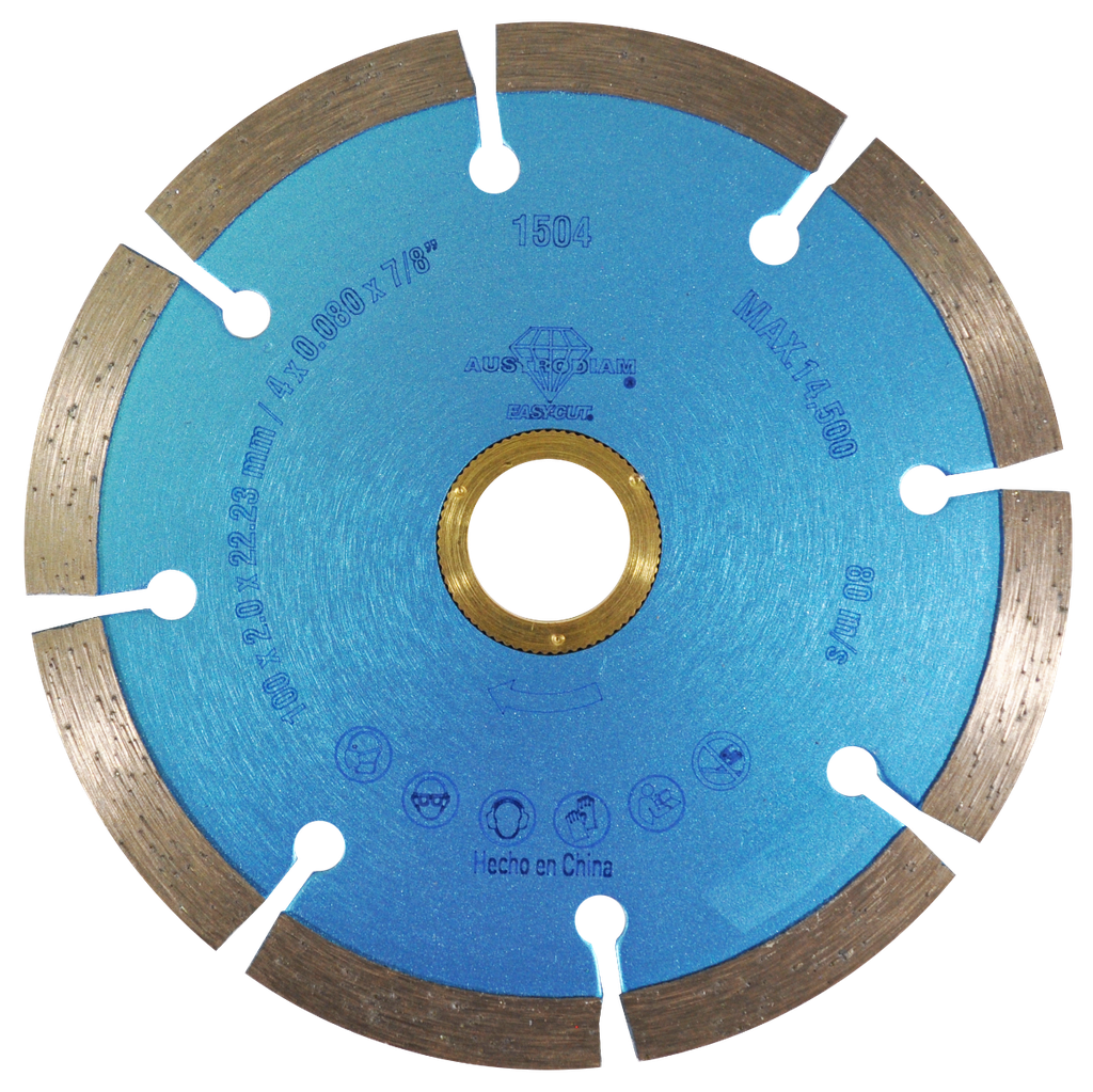 DISCO DIAMANTE AUSTROMEX RIN SEGMENTADO USO GENERAL 4" (1504)(H)