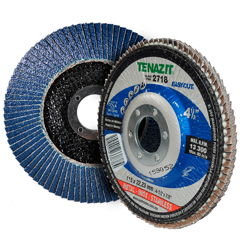 DISCO LAMINADO AUSTROMEX EASY CUT 4-1/2" GRANO 80 (2718)(H)