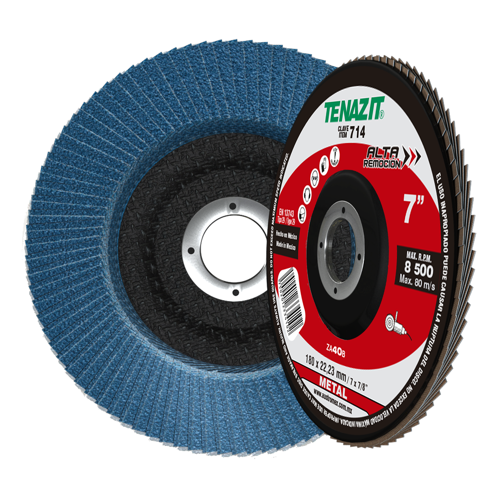 DISCO LAMINADO AUSTROMEX ZA 7" GRANO 40 (714)(H)