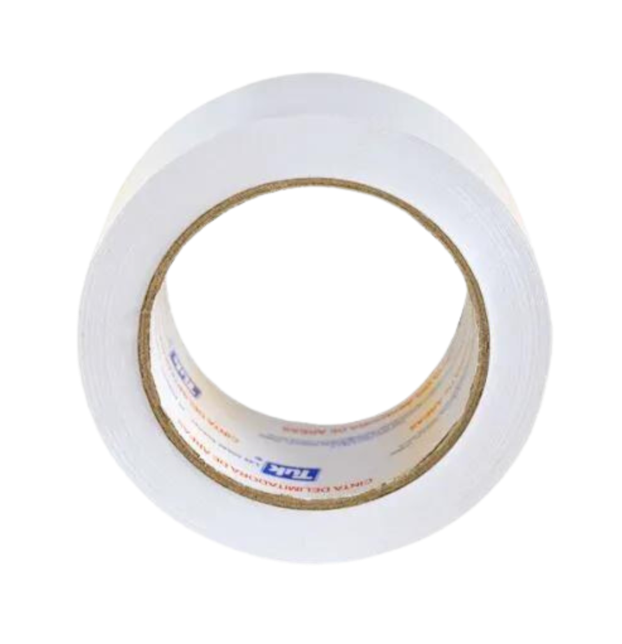CINTA TUK DELIMITADORA BLANCA 76MM x 33M (434026)