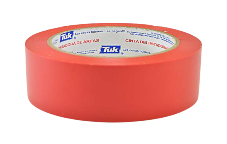 CINTA TUK DELIMITADORA ROJA 101MM x 33M (434008)