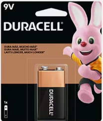 DURACELL 9V BLISTER C/1 PILA  9V (H)
